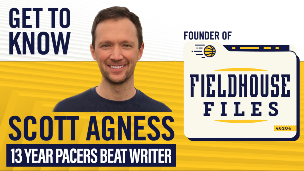 13 year Pacers Beat Writer Scott Agness Fieldhouse Files