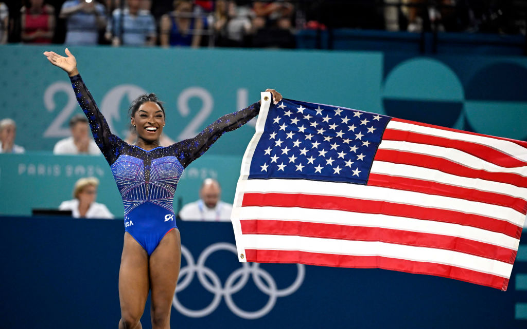 Gymnastics during the Paris 2024 Olympics.