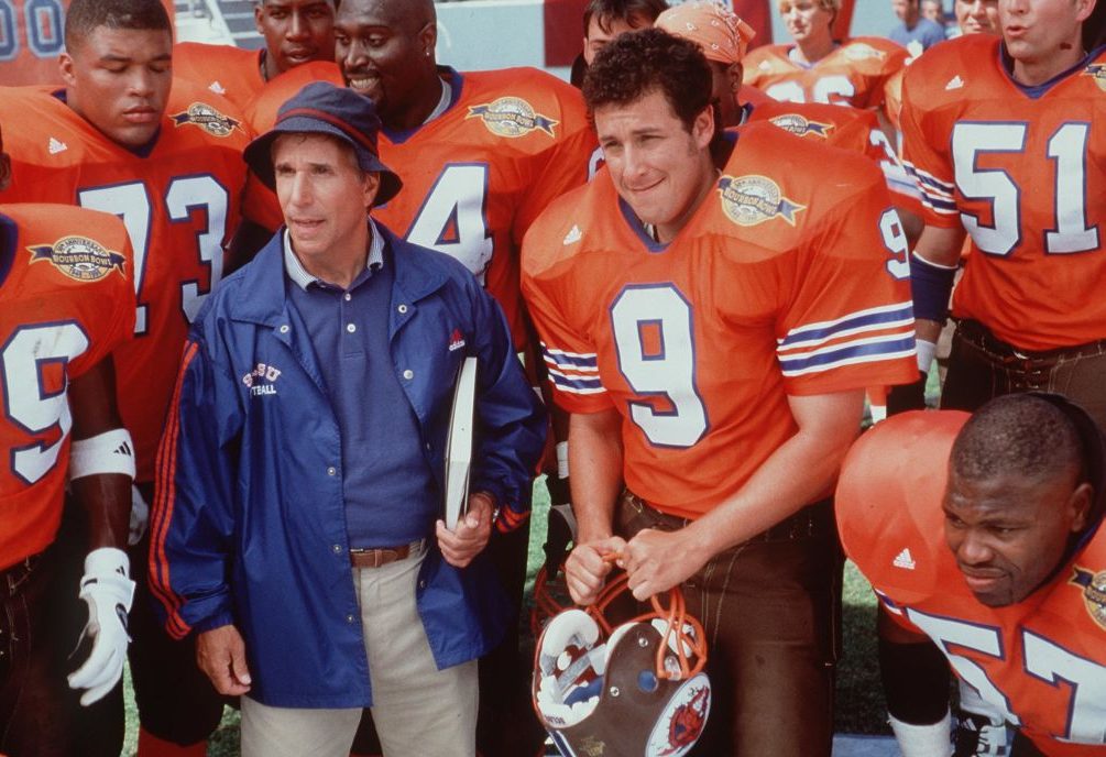 Henry Winkler And Adam Sandler Star In The New Movie Waterboy