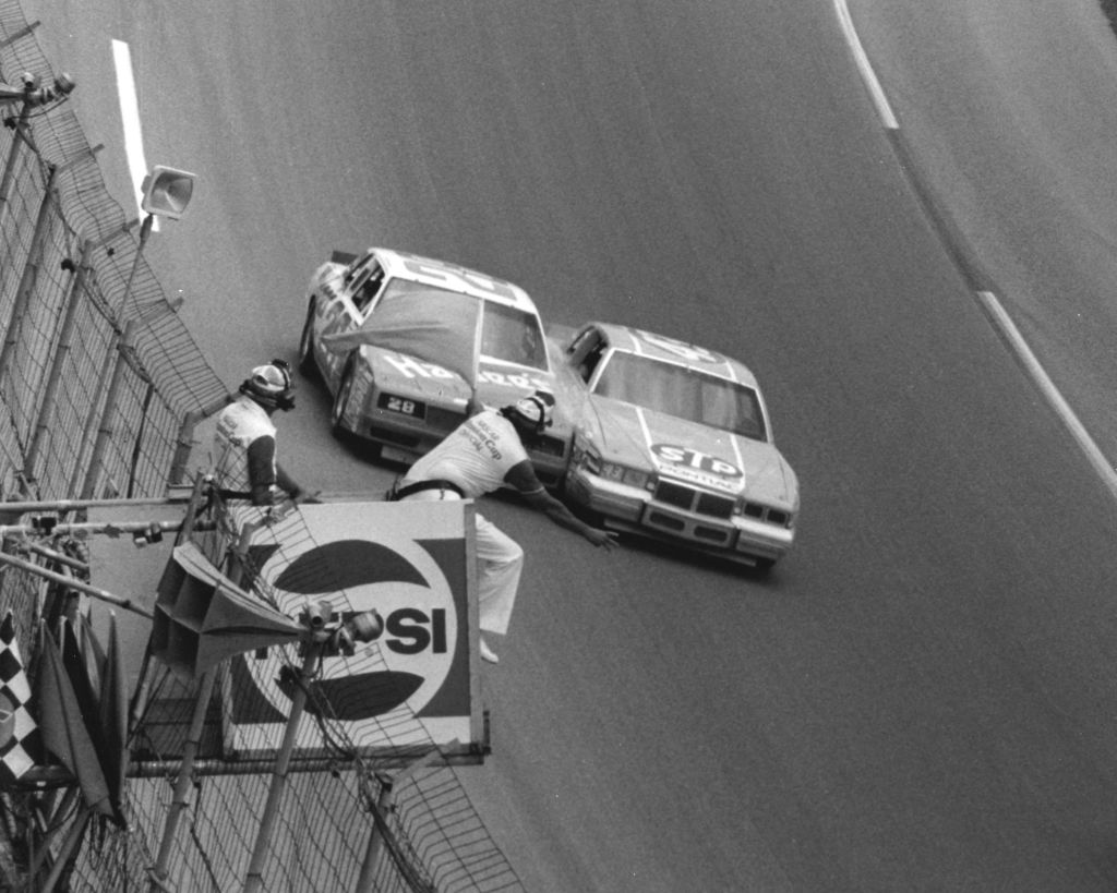 Richard Petty and Cale Yarborough